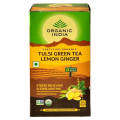 Organic India Tulsi Green Tea Lemon Ginger 25 Tea Bags(1) 